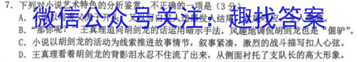 河北省石家庄市2023年九年级5月模拟（三）语文