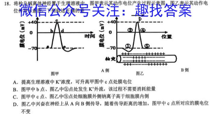 2023年“万友”中考突破卷（二）生物