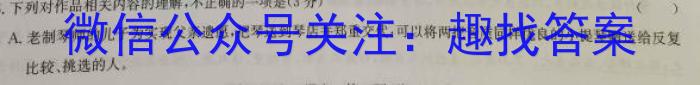 [怀化三模]怀化市2023届高三适应性模拟考试语文