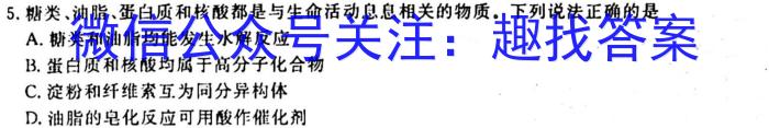 2023年葫芦岛市普通高中高三年级第二次模拟考试化学