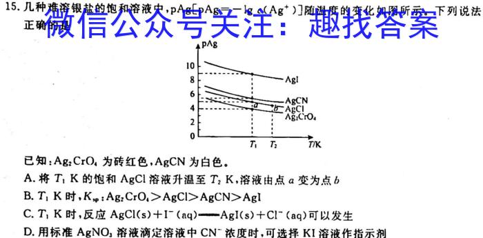 2023年辽宁大联考高三年级5月联考（578C·LN）化学