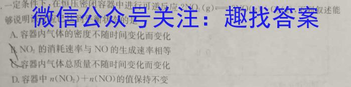 2023年中考密卷·临考模拟卷(二)化学