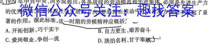 2023届中考导航总复习·模拟·冲刺·二轮模拟卷(六)6历史