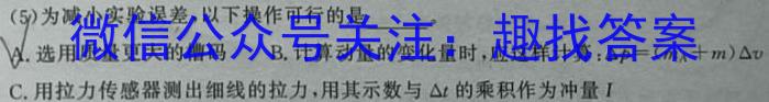 2023年广东大联考高三年级5月联考（23-456C）物理`