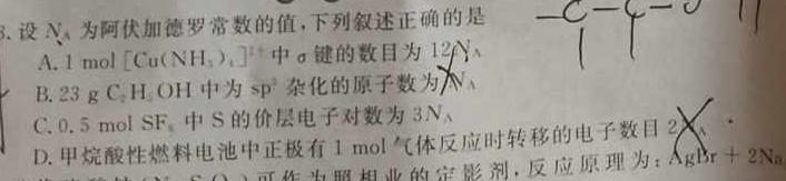 2023届衡水金卷·先享题·临考预测卷 新高考化学