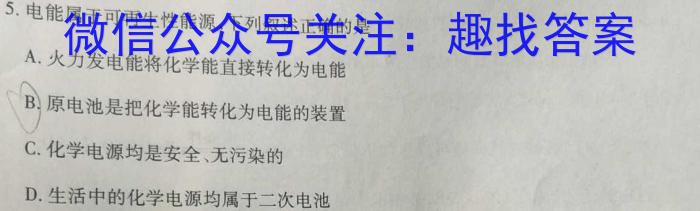 学科网2023年高三5月大联考(全国甲卷)化学