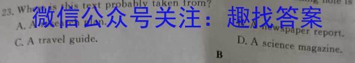 2023届中考导航总复习·模拟·冲刺·二轮模拟卷(六)6英语