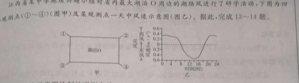 2023届全国百万联考老高考高三5月联考(5001C).地理
