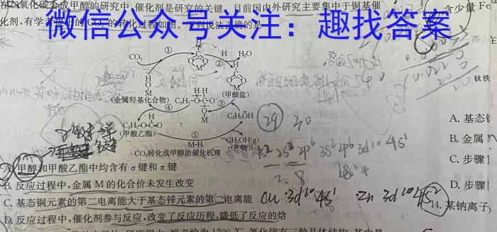 衡水金卷广东省2023届高三5月份大联考化学