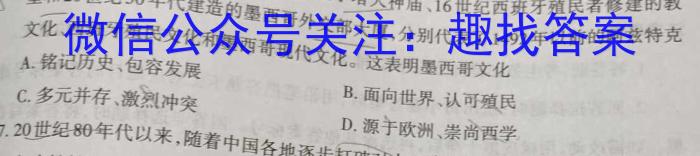 铜陵市2023年新课标老高考高三模拟考试历史