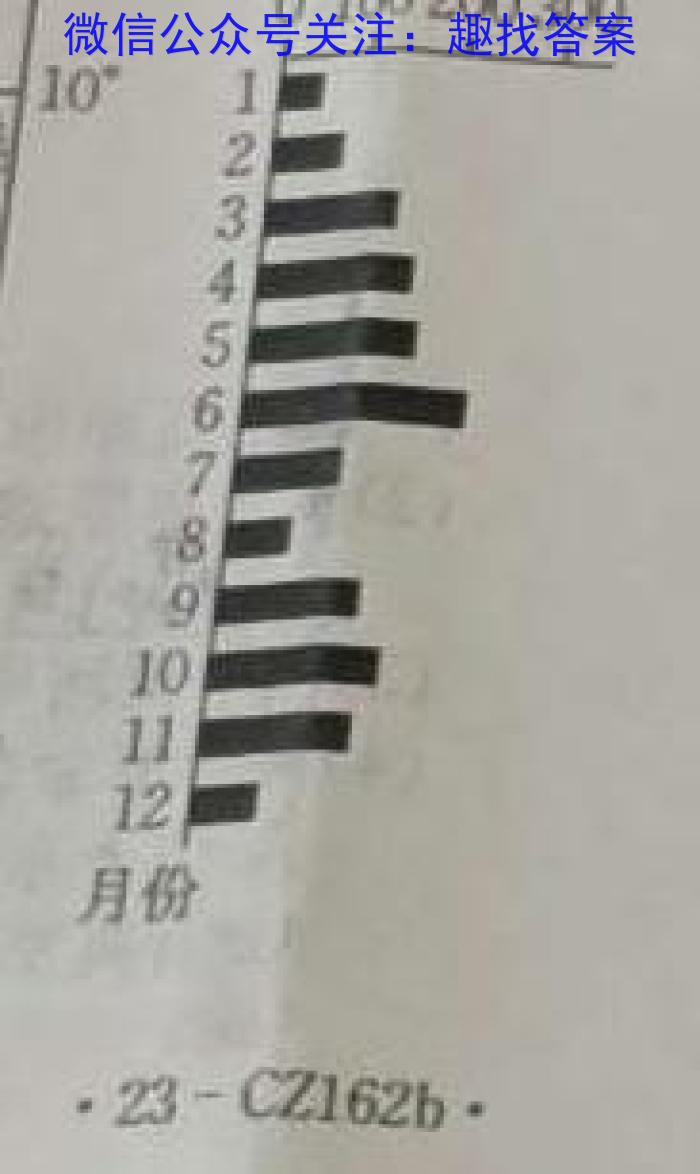 安徽省毫州市蒙城县2024-2023学年度九年级第二学期第三次模考q地理