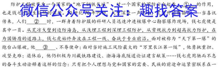 邓州市2022-2023学年下学期中招第二次模拟考试语文