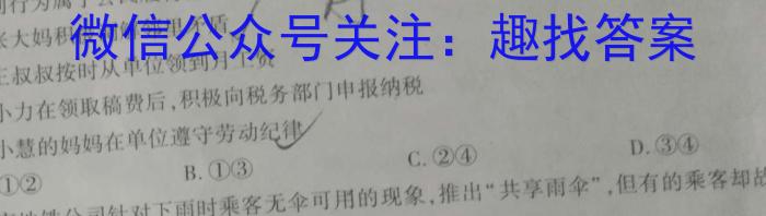 2023年湖南大联考高三年级5月联考（23-467C）s地理