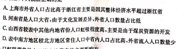 [晋一原创测评]山西省2023年初中学业水平考试模拟测评（五）.地理