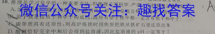 山西省2022~2023学年度八年级阶段评估（G）【R-RGZX E SHX（七）】化学