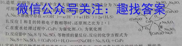 安徽省2024-2023学年度八年级阶段诊断【PGZX F-AH（七）】化学