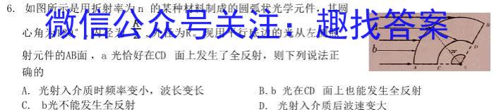 2023年普通高等学校招生伯乐马押题考试(一)f物理