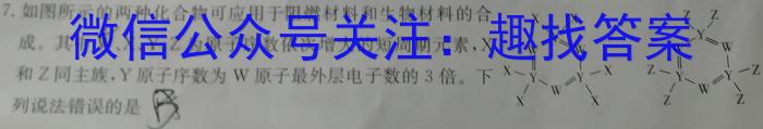 2023年陕西省初中学业水平考试模拟试卷T2化学