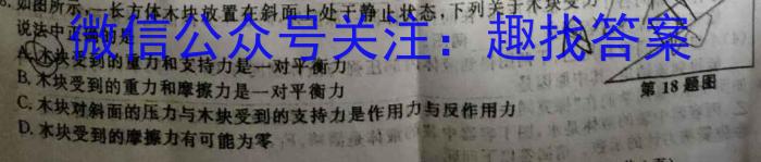 2023年湖南省普通高中学业水平合格性考试高一仿真试卷(专家版四)f物理