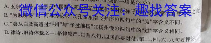 2023年安徽省中考信息押题卷(二)语文