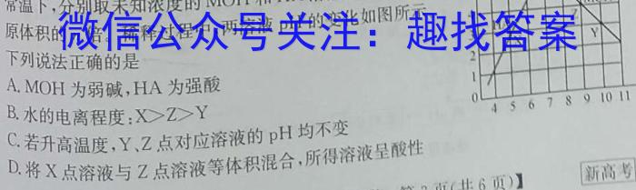 2023届高三苏锡常镇四市第二次教学情况调研(2023.5.4)化学