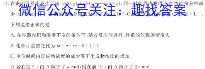 一步之遥 2023年河北省初中毕业生升学文化课考试模拟考试(八)化学