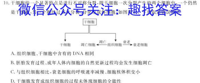 江西省2023届八年级第七次阶段适应性评估 R-PGZX A JX生物