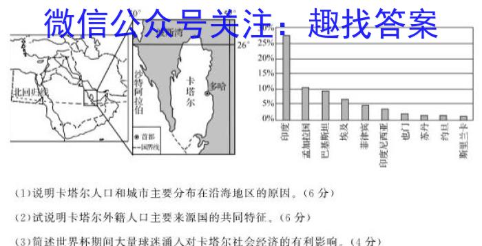 2023届辽宁省高三试卷5月联考(23-459C)地理.