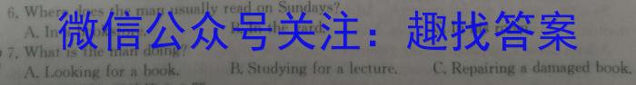 2023届中考导航总复习·模拟·冲刺·二轮模拟卷(六)6英语