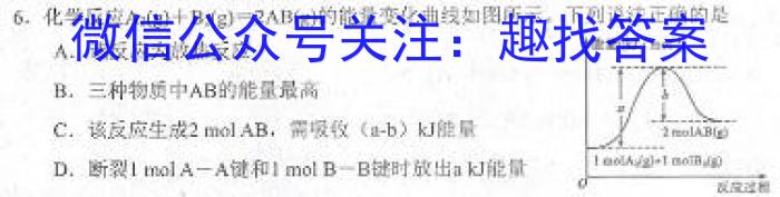 安徽省毫州市蒙城县2024-2023学年度九年级第二学期第三次模考化学