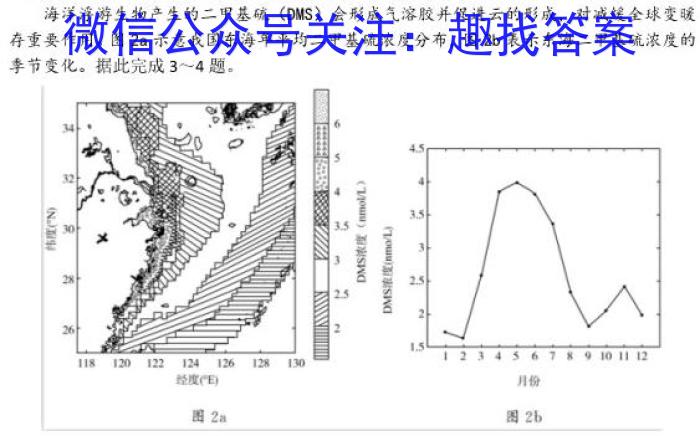 2023年甘肃大联考高三年级5月联考地.理