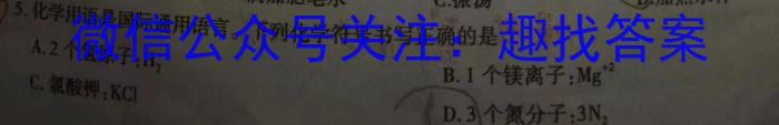 江西省2024-2023学年度七年级阶段性练习（七）化学