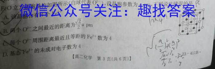 学科网2023年高三5月大联考考后强化卷(全国乙卷)化学