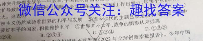 2023普通高等学校招生全国统一考试·名师原创调研仿真模拟卷(二)地理.