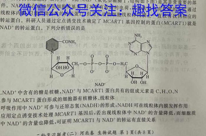 中考必刷卷·2023年名校压轴三生物