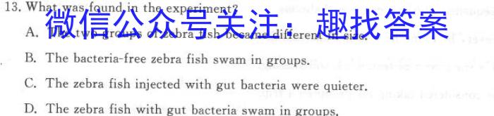 山西思而行 2022-2023高三5月省际名校联考三(押题卷)英语