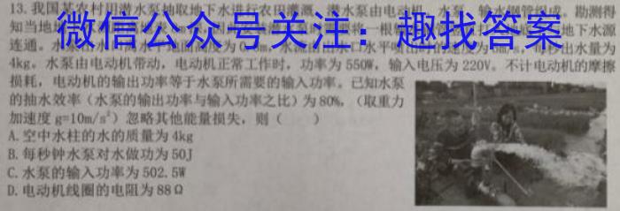 济洛平许2024-2023学年高三第四次质量检测(5月)q物理