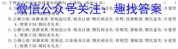 2023年东北三省四市教研联合体高考模拟试卷(二)2语文