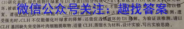 2023年泰安市高考全真模拟试题（5月）生物