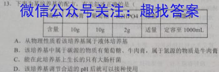 衡中同卷2022-2023学年度下学期高三五调考试 新高考生物