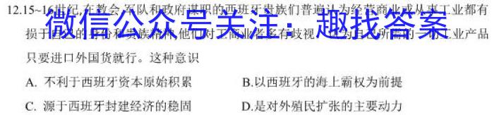 2024-2023全国重点高中新百年竞优联考历史