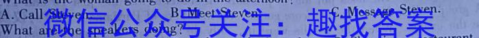 2023年陕西省初中学业水平考试模拟试卷T2英语