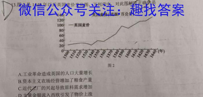 2022-2023学年江西省高二试卷5月联考(23-466B)政治~