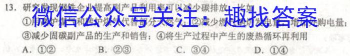 安徽省2023年九年级阶段调研（5月）s地理