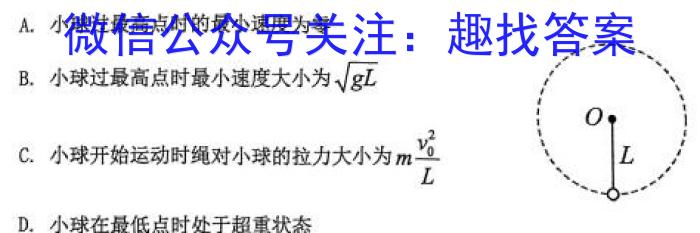 皖江名校联盟2023届高三下学期5月联考[G-023].物理