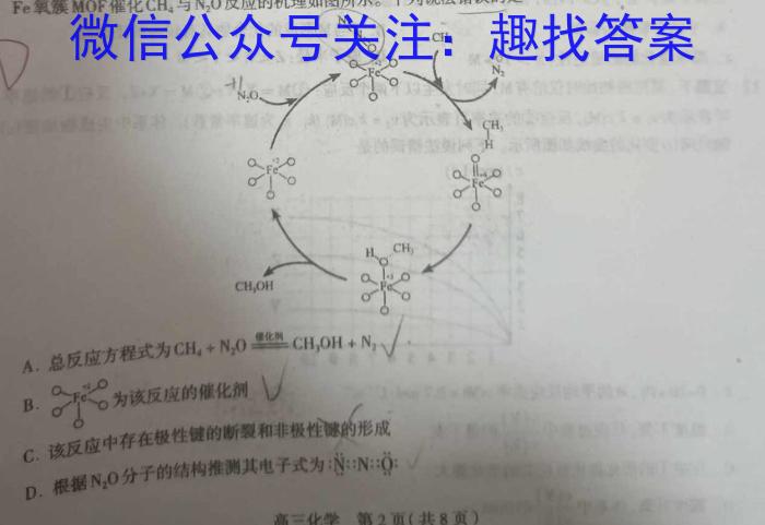 中考模拟压轴系列 2023年河北省中考适应性模拟检测(夺冠二)化学