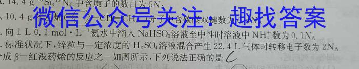 湖南省郴州市2023届高三全真模拟适应性考试（5月）化学