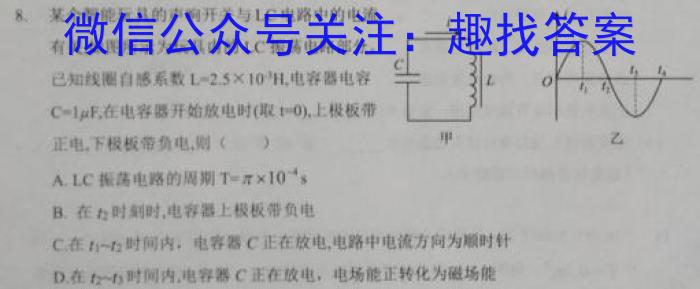 2023届柳州高中/南宁三中高三(5月)联考l物理