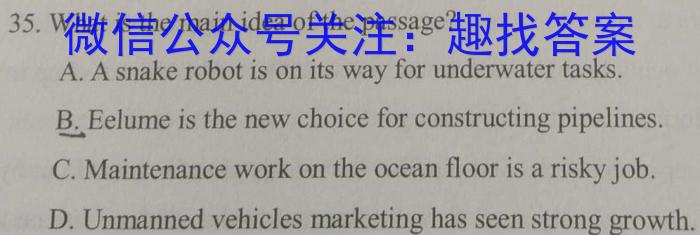 中考模拟压轴系列 2023年河北省中考适应性模拟检测(仿真一)英语试题