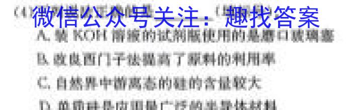 [晋一原创测评]山西省2023年初中学业水平考试模拟测评（五）化学